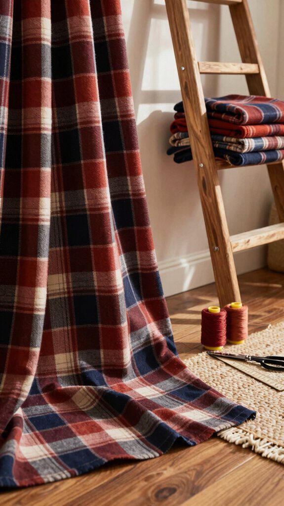 cozy insulating flannel curtain panels
