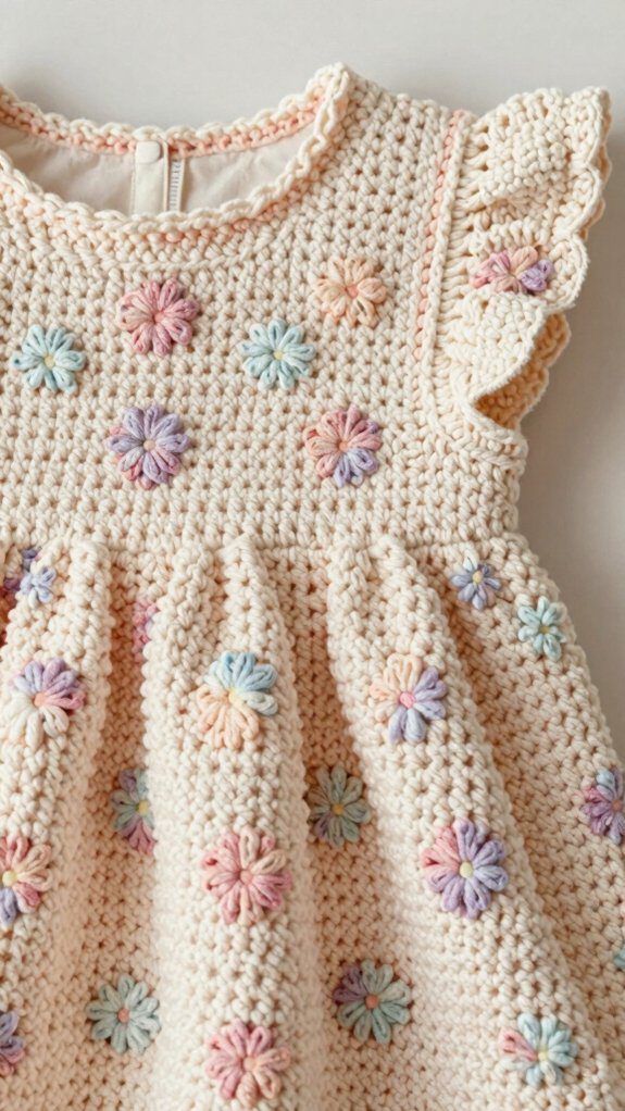 cozy puff stitch dress