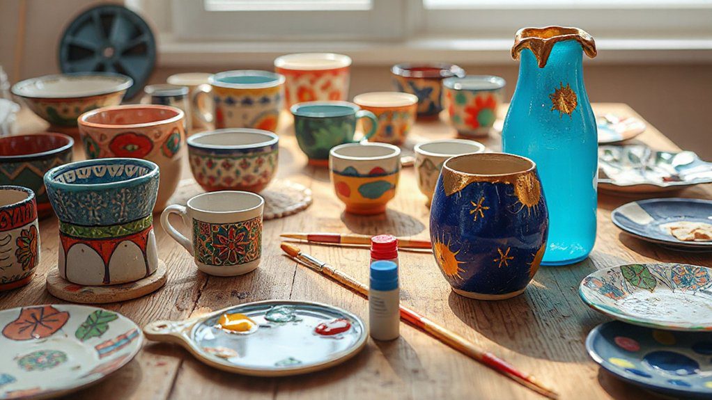 creative pottery painting designs