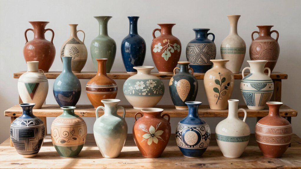 21 Pottery Vase Painting Ideas for Creative Home Decor 2 creative pottery vase painting ideas