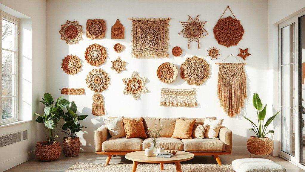 crochet wall art inspiration