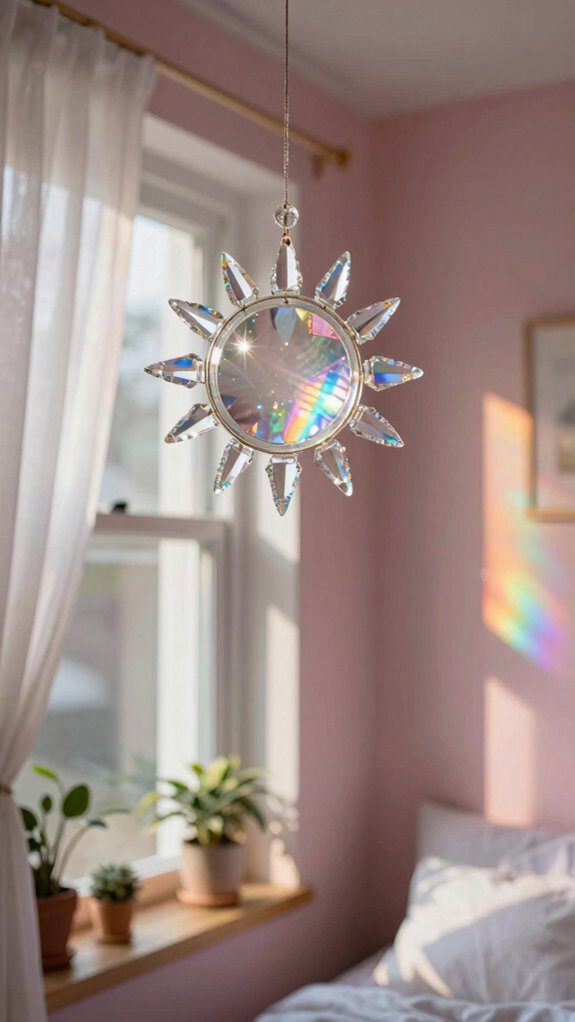 crystal sun catchers enhance light