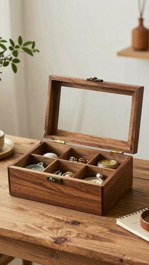 21 DIY Wooden Box Ideas for Storage, Decor, and Gifts 13 display treasures safely stylishly
