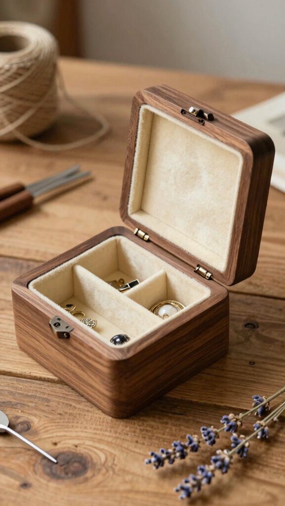 21 DIY Wooden Box Ideas for Storage, Decor, and Gifts 14 diy lined wooden gift