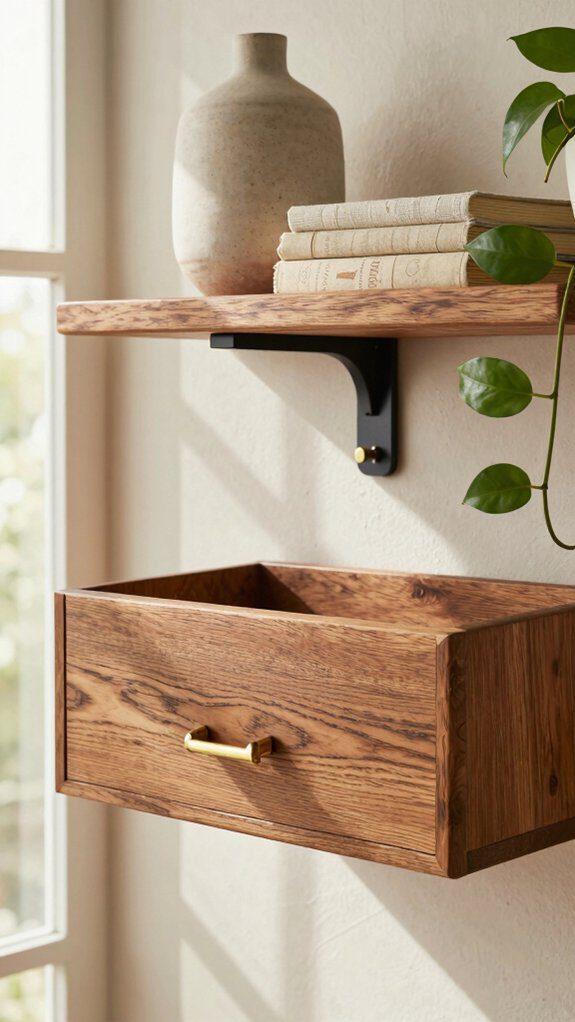 drawer to shelf diy makeover