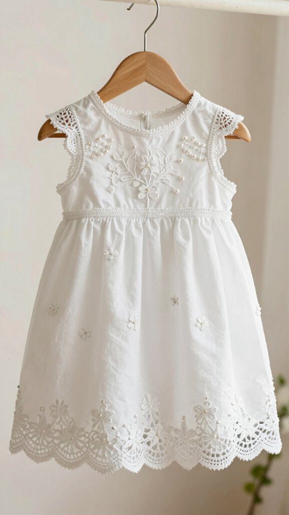 elegant crochet baby dress