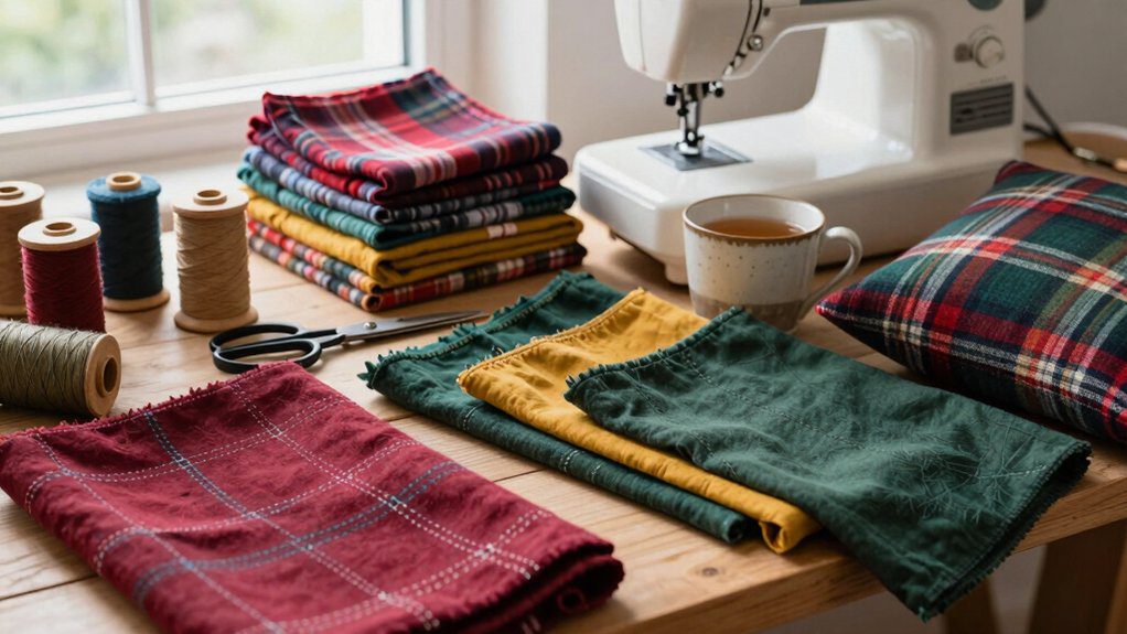 flannel crafts and cozy d cor