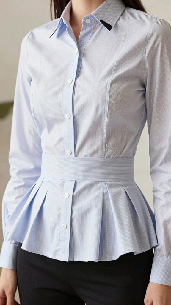 flared waist peplum transformation