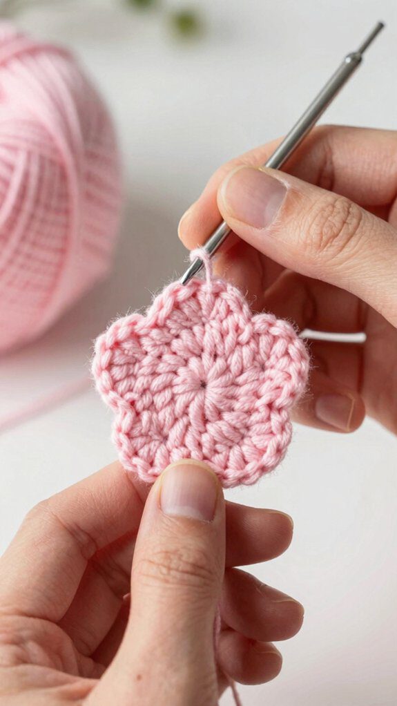 flower center creation process