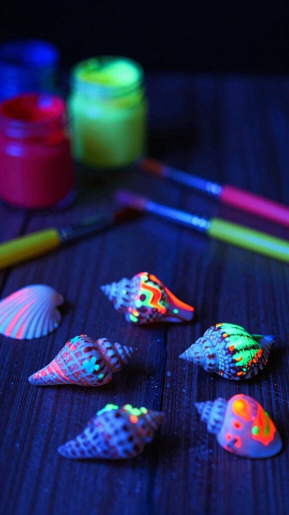 glow in the dark seashell crafts