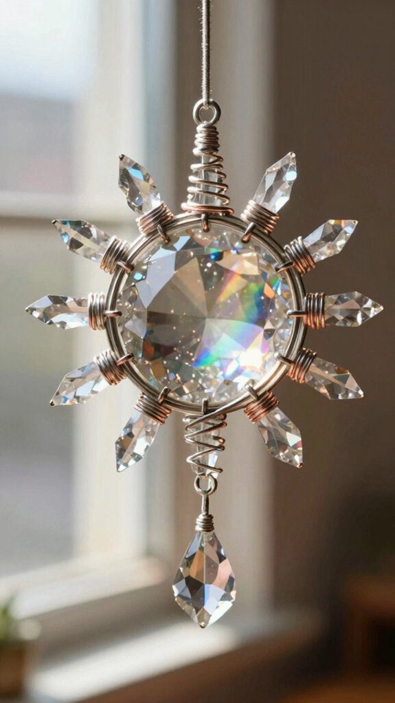 handmade wire wrapped crystals tutorial