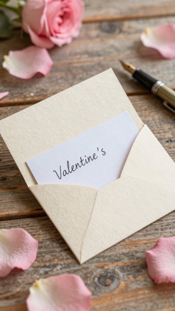 handwritten love note holder