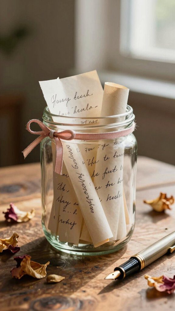 18 Sentimental Gift Ideas That Feel Truly Meaningful 17 handwritten notes jar gift