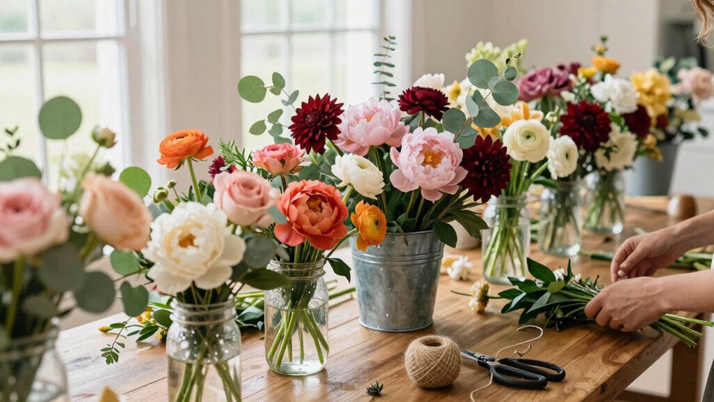 interactive bloom bar arrangements showcase