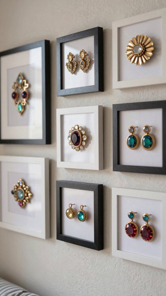 jewelry collage wall art