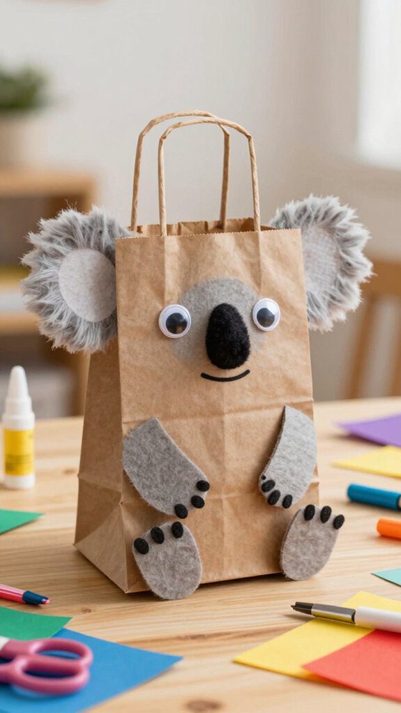 17 Koala Craft Ideas for Kids That Are Cute and Easy 5 koala puppet craft activity