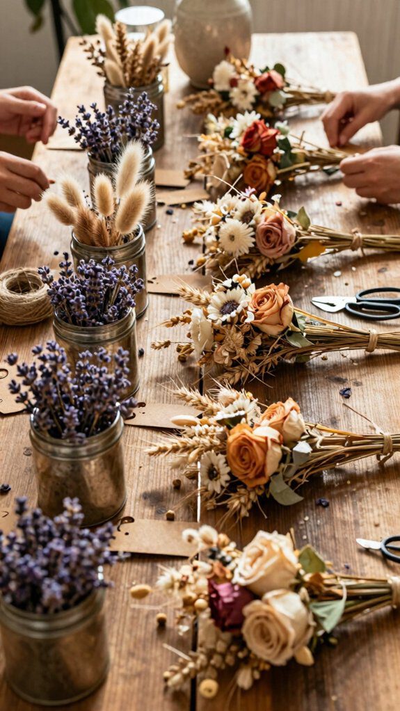 low maintenance long lasting dried blooms