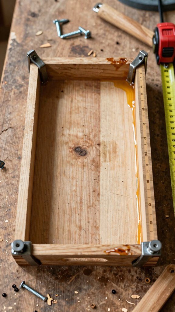 measure glue clamp finish