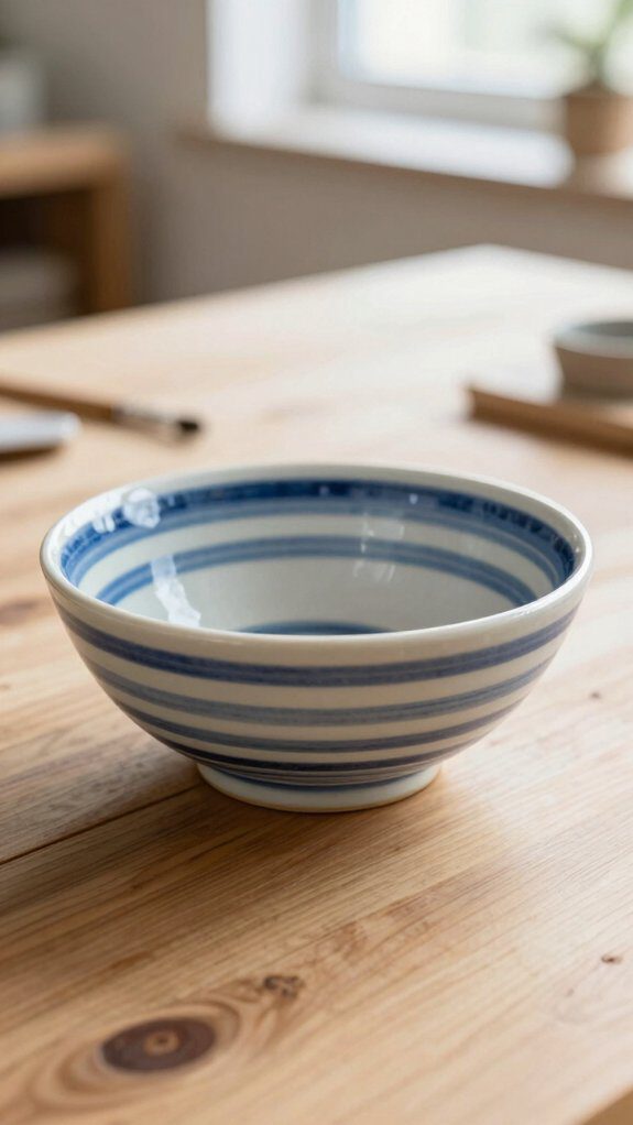 15 Easy Bowl Pottery Painting Ideas for Beginners 8 measure tape equal intervals