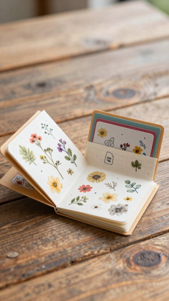 mini scrapbook gift presentation