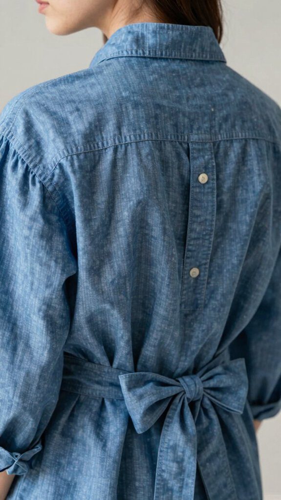 open back customizable bow detail