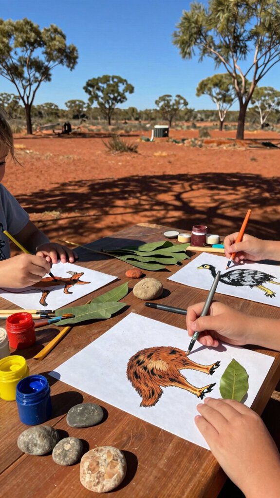 outback art project techniques