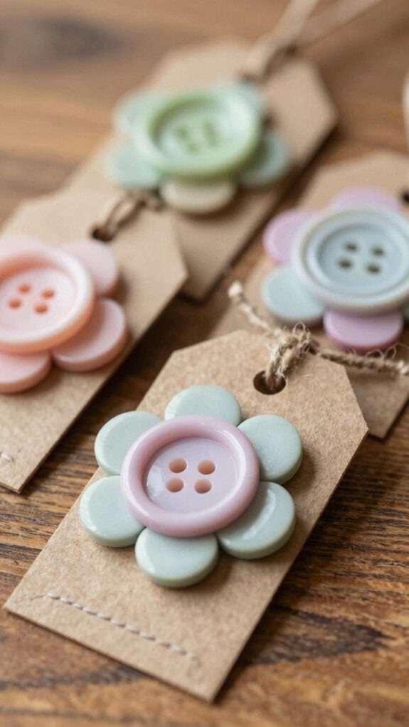 personalized floral gift tags