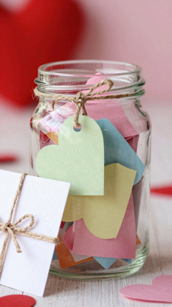 personalized love notes jar