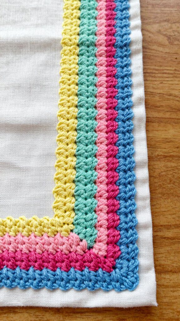 pixel blanket border techniques