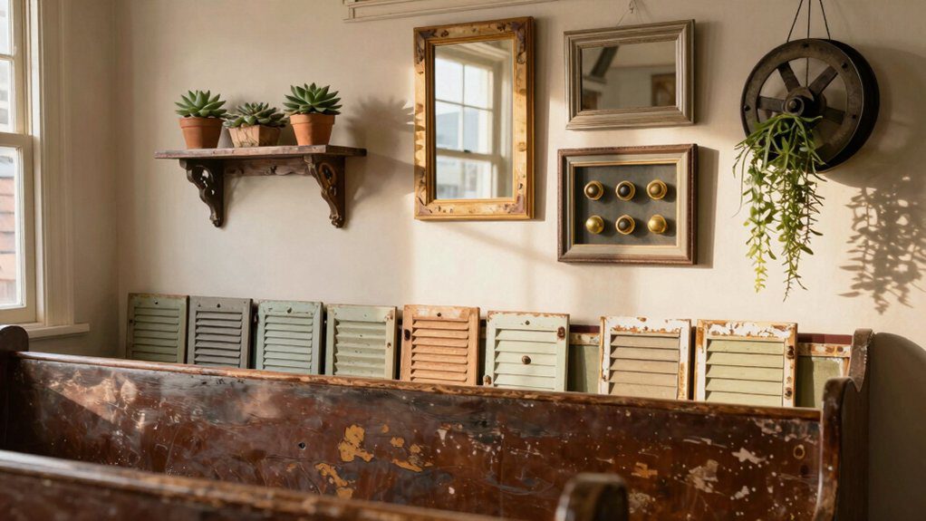 repurposed architectural salvage decor