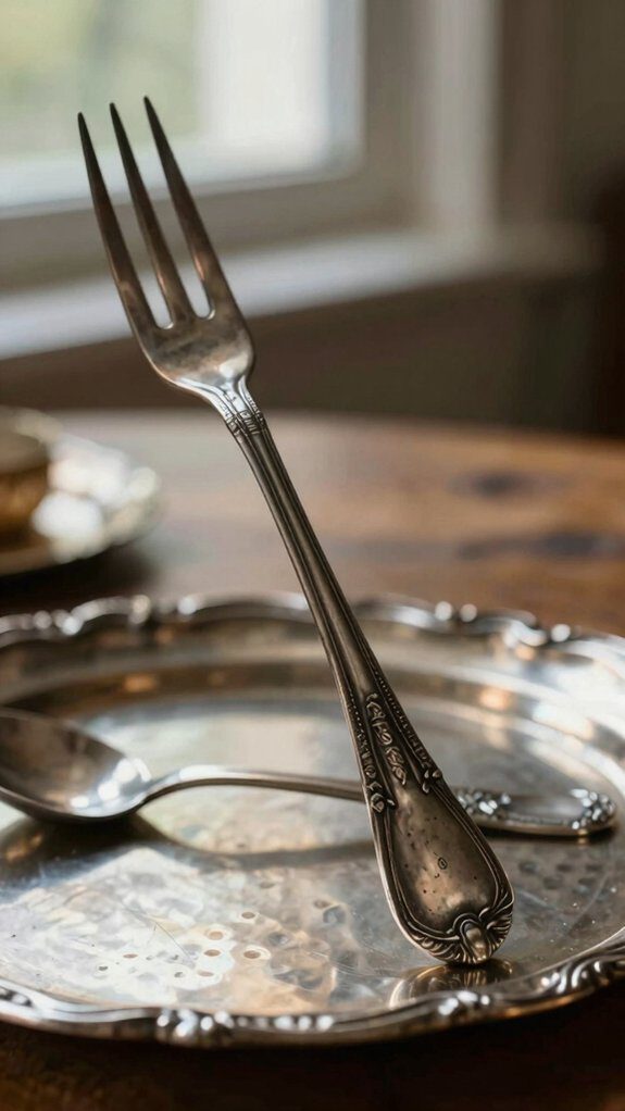repurposed silverware tray handles