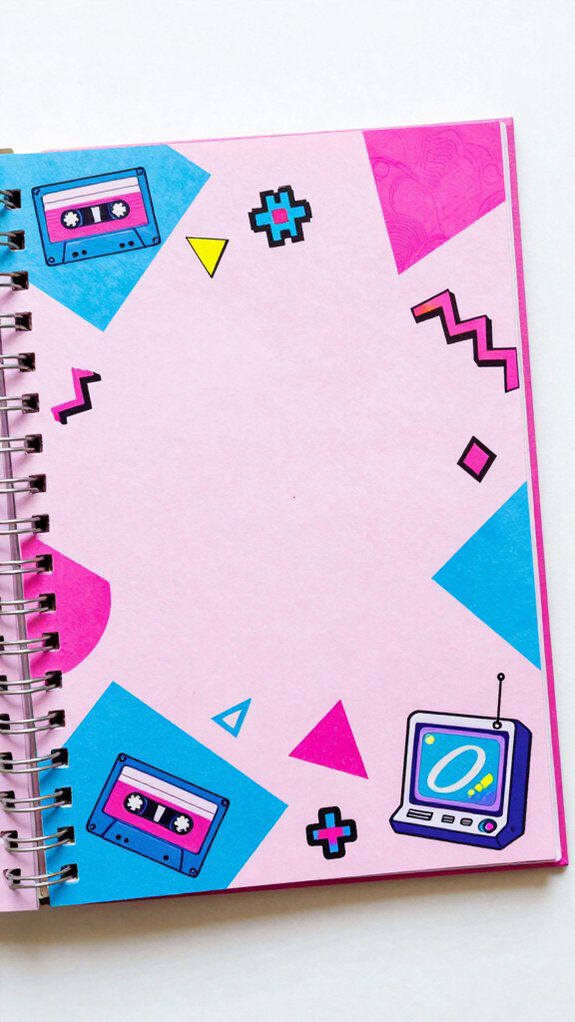 retro vibrant monthly cover