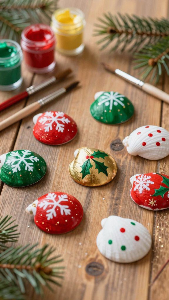 seashell ornaments for holidays