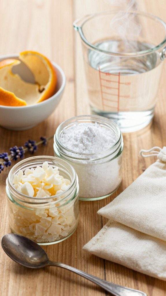 simple natural homemade laundry ingredients