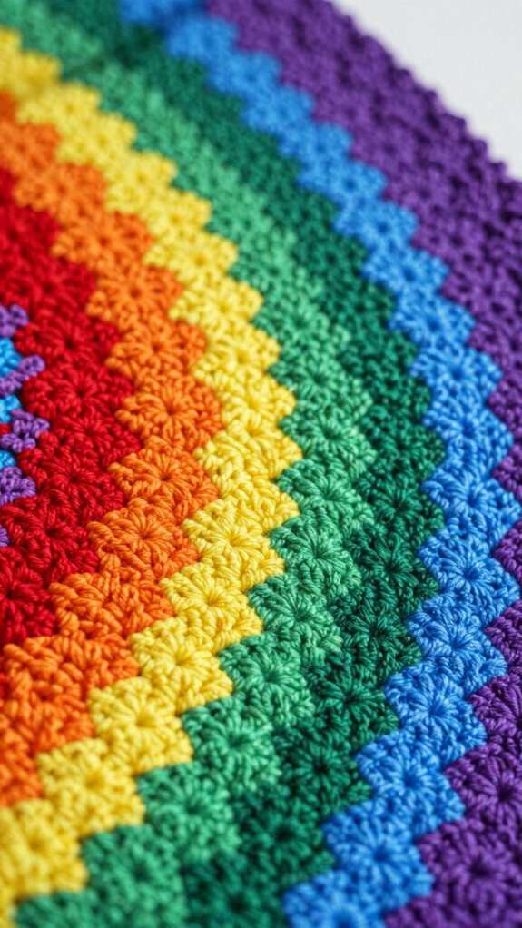 simple pixel rainbow project