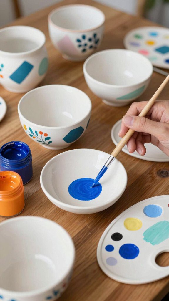 19 Pottery Painting Ideas for Creative and Eye-Catching Designs 2 simple pottery painting techniques