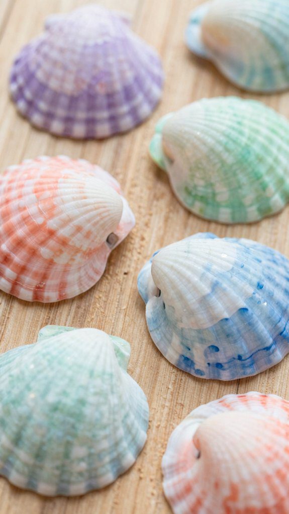soft blended seashell painting