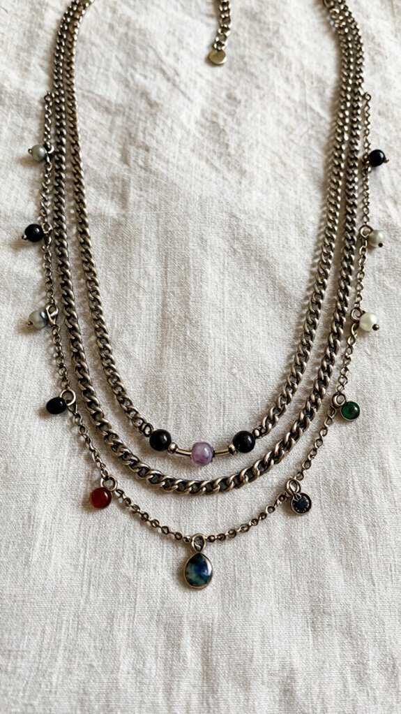 tarnished chains to necklaces