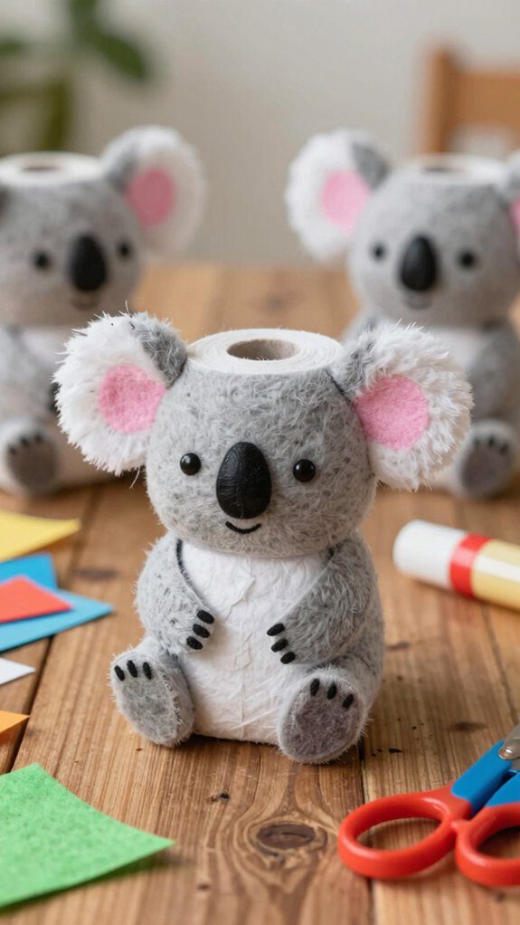 17 Koala Craft Ideas for Kids That Are Cute and Easy 4 toilet paper roll koalas