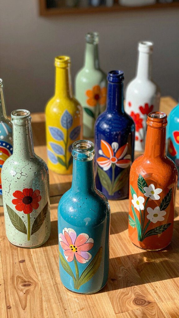 transform bottles into art