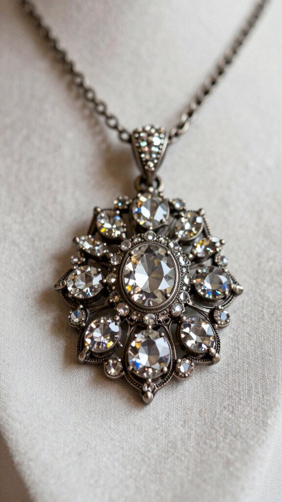 transforming brooches into necklaces