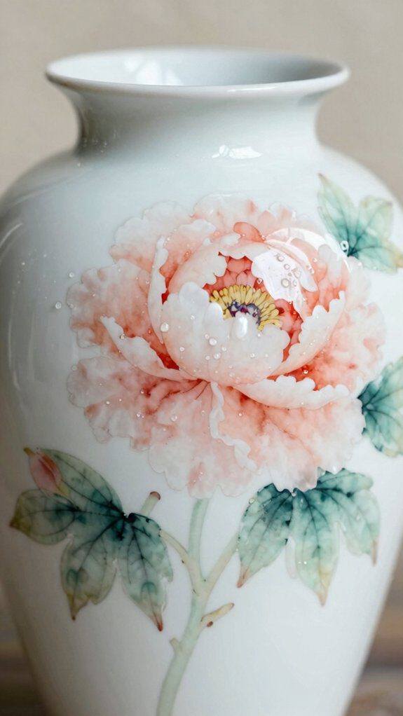 translucent layered watercolor peonies