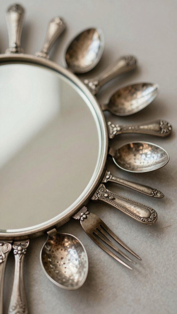 twelve spoons radial mirror