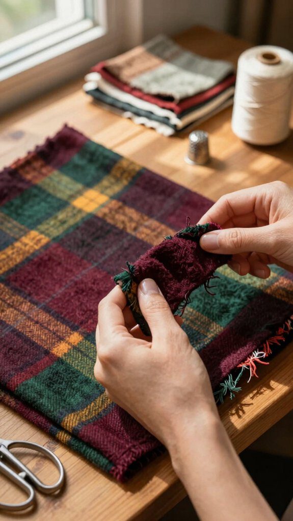 versatile cozy upcycled flannel headbands