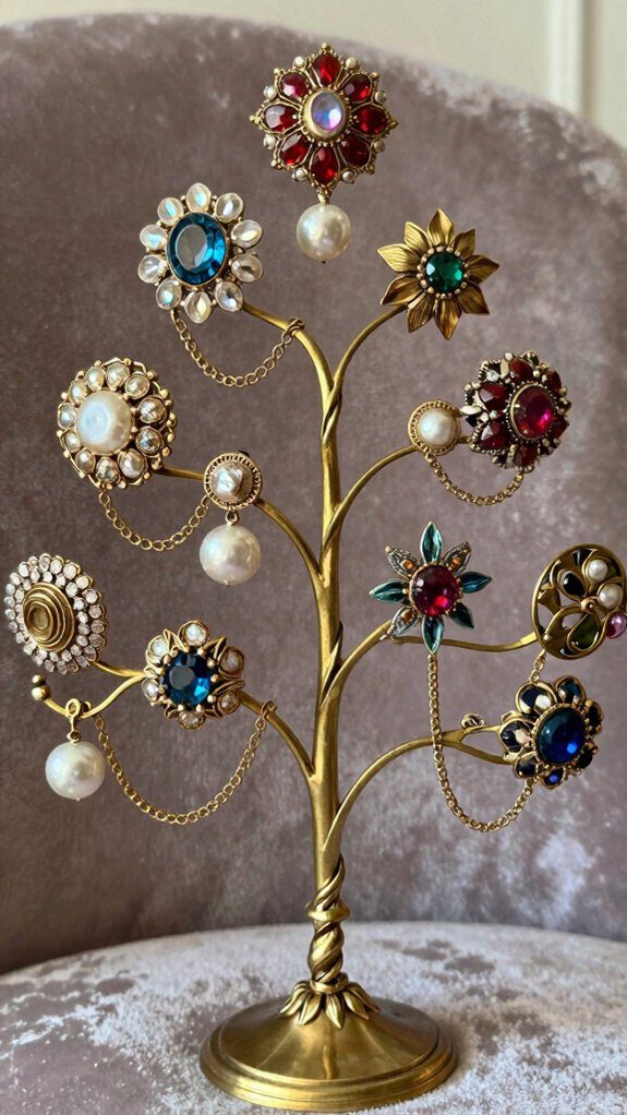 vintage jewelry decor project
