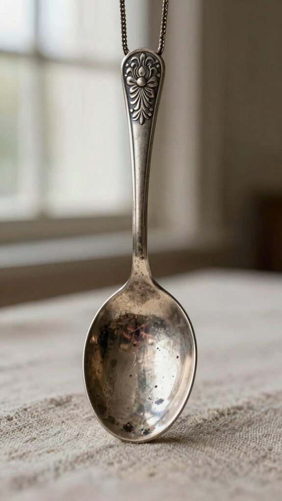 vintage spoon handle pendants