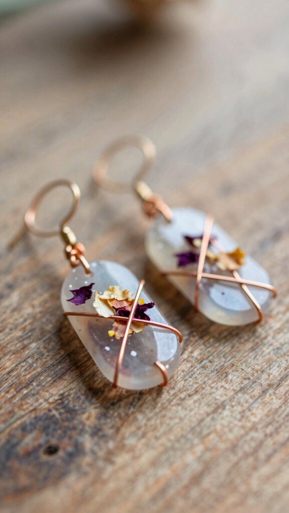 wearable art storytelling earrings