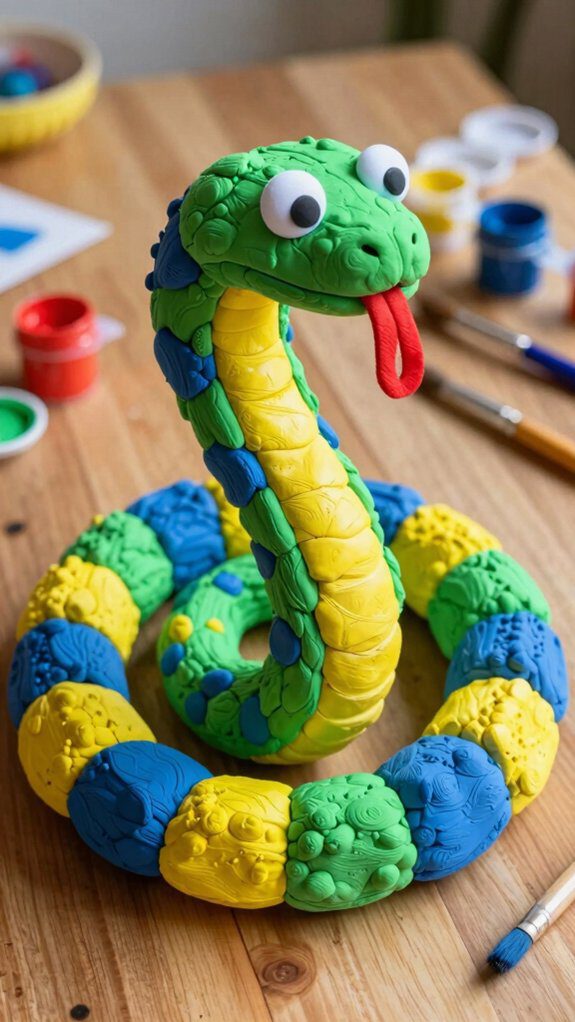 wiggly snake craft activity