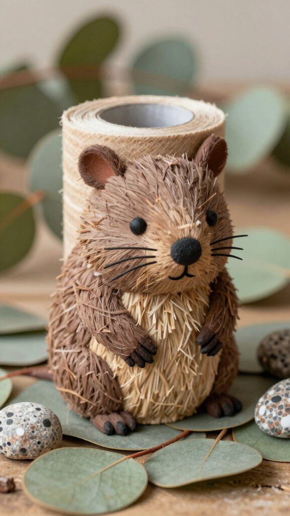 wombat toilet paper craft