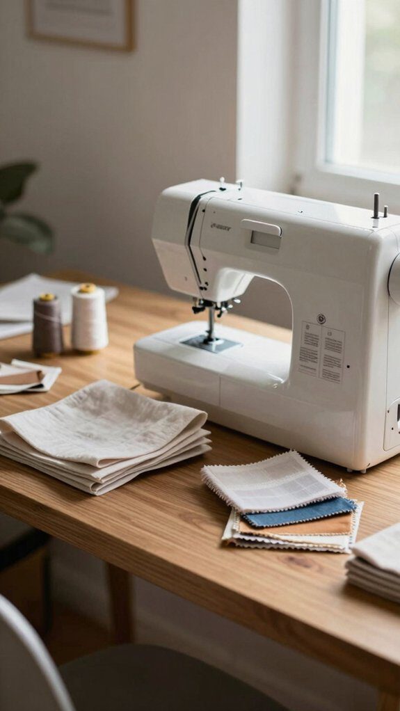 adjustable sturdy portable sewing setup